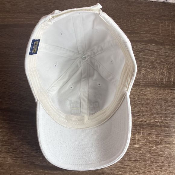 Vintage Mens White & Black Adjustable Hat Bumper to Bumper Motorsports - Picture 6 of 9